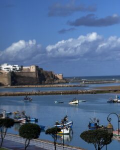 The sea flats of Rabat, Morocco's capital.